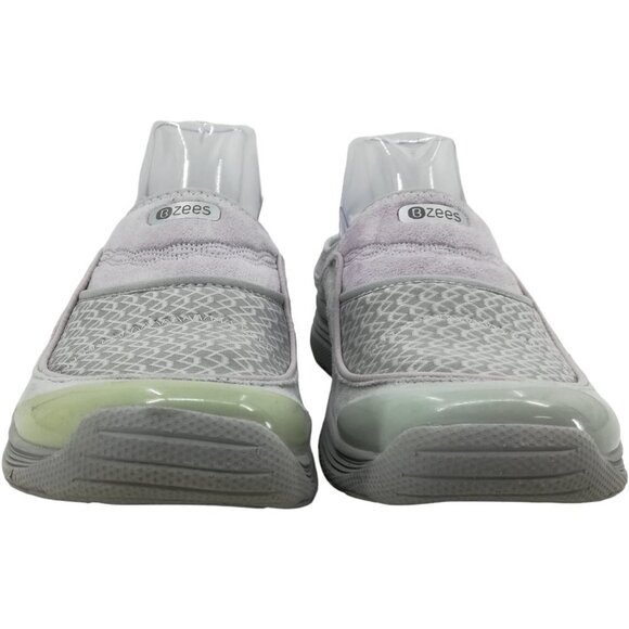 BZees Serenity Slip On Gray Comfort Shoes Size 10 Mule Clog Faux Fur Tennis - Picture 5 of 10